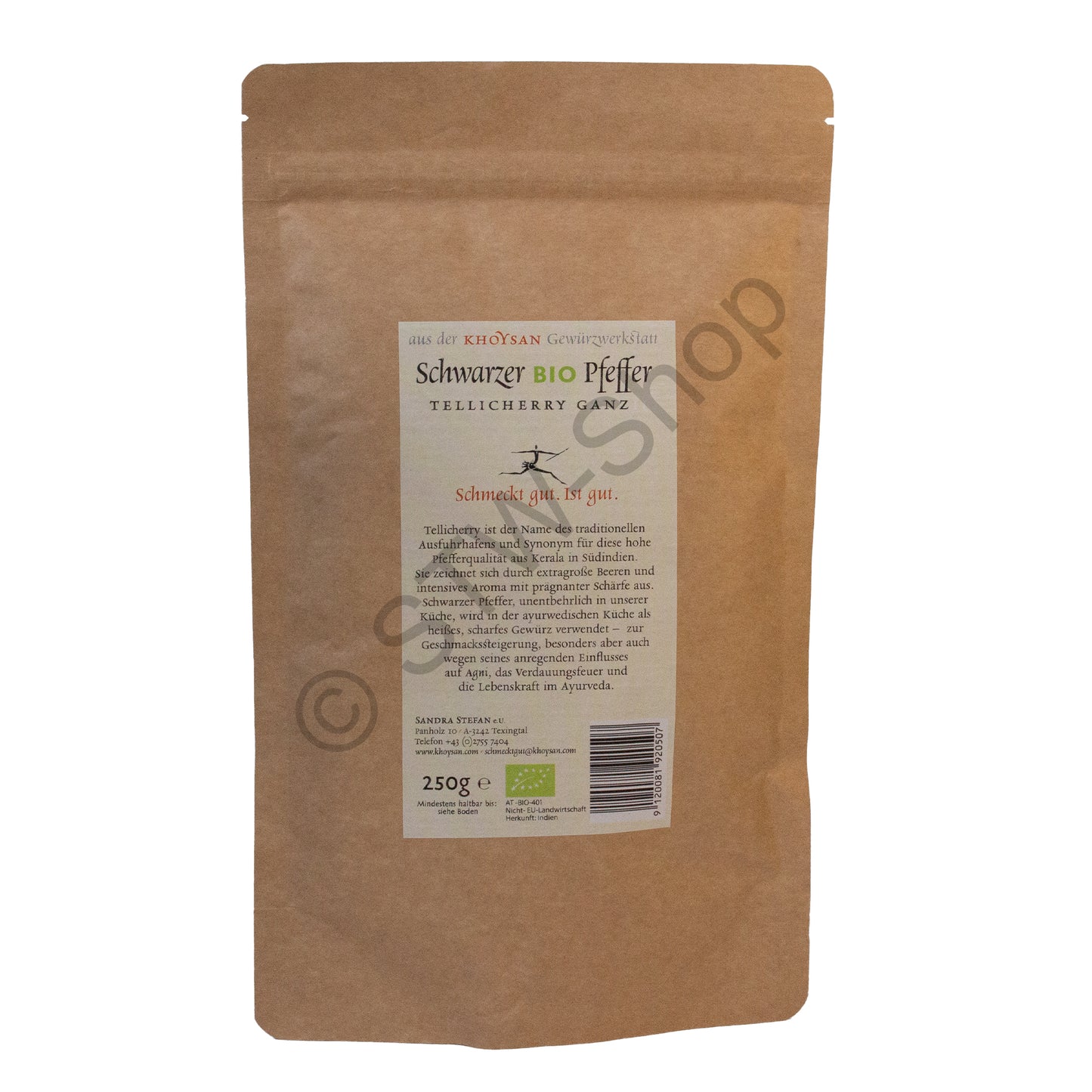 Khoysan Schwarzer Bio Pfeffer